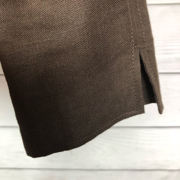 Talbots Irish Linen Jacket Petite Medium - Picture 4 of 6